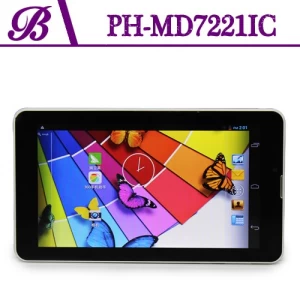 7-Zoll-Dual-Core-Bluetooth GPS WIFI NFC 1024 * 600 HD-Frontkamera 300.000 Pixel Rückkamera 2 Millionen Pixel 3G WIFI Android-Tablet MD7221IC