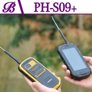 Unterstützt Bluetooth WIFI GPS NFC-Speicher 1G4G 960*540 IPS-Bildschirm 4-Zoll-robustes Smartphone S09