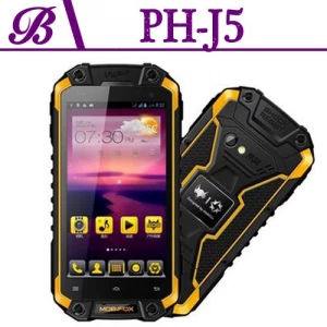 J5 téléphone mobile étanche et robuste Avec 1G + 16G 1280 * 720 WIFI GPS