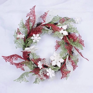 Twig lighted up outdoor christmas wreaths