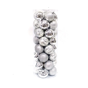 Wholesale high quality plastic Xmas ball ornament