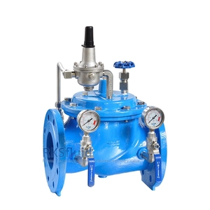ANSI sewage flow hydraulic control valve cast ductile iron dn80 pressure reducing valve for water