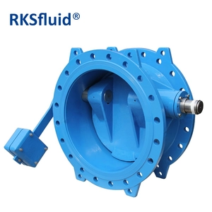 RKSfluid WCB DIN BS EN DN200 8 "เหล็กดัดยางปิดผนึกเอียงแผ่นผีเสื้อบัฟเฟอร์ตรวจสอบวาล์ว