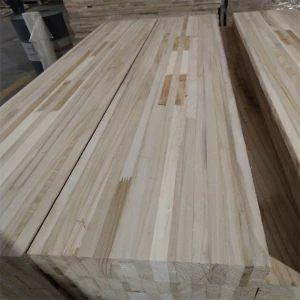 Poplar Beech Birch Paulownia مع الخيزران لصنع النوى الخشبية على الجليد