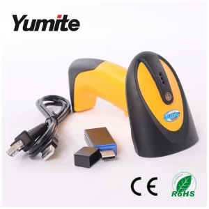 China 433MHZ barcode scanner CCD sem fio YT-1301 fabricante