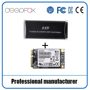 Chine Disque dur SSD mSATA 128Go SSD de Deepfox avec étui pour tablette / Ultra Livres fabricant