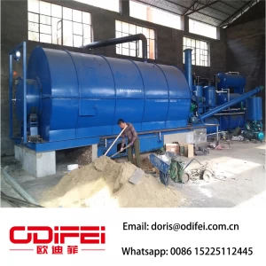 China Batch Reactor Waste Plastic Tyre Pyrolysis to Oil Recycle Machinery manufacturer