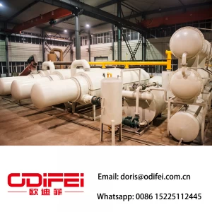 China Fully continuous waste rubber  pyrolysis oil  machine manufacturer