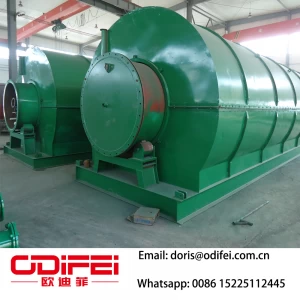 China Waste rubber pyrolysis fuel oil equipment manufacturer