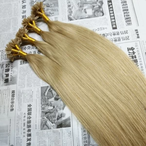 中国 0.75g  0.8g pre bonded U Tip human hair extension vietnam hair 制造商