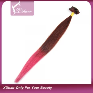 中国 10" to 30"Inch Human Hair Weft Wholesale Ombre Color Human Hair Weaving No Tangle No Free Hair Extension 制造商