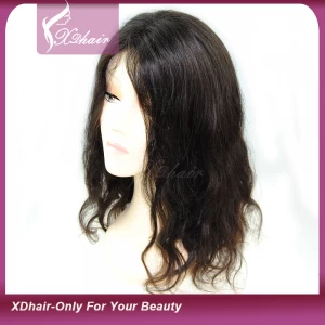 Chine 100% Human Hair Wholesale High Quality Cheap Price Remy Human Hair Manufacture Full Lace Wig fabricant