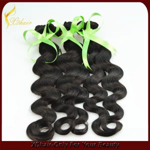 Cina 100% Unprocessed Brazilian hair weave, cheap Aliexpress hair, Body Wave hair extension produttore
