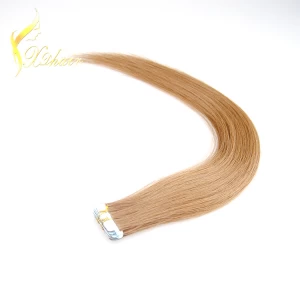 porcelana 100% european hair tape hair extension 100% human hair fabricante