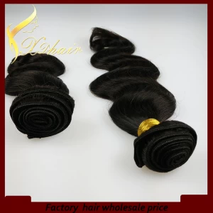 porcelana 100% human hair wave top quality 100g bundles natural color hair fabricante