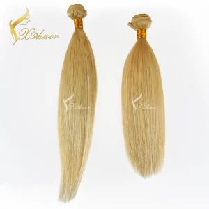 An tSín 100% unprocessed brazilian human hair extensions very cheap hair extension wholesale blonde hair weave déantóir
