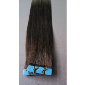 Chine 100% virgin brazilian hair skin weft pu glue virgin tape hair extensions,invisible tape hair extensions ,tape in hair extensions fabricant