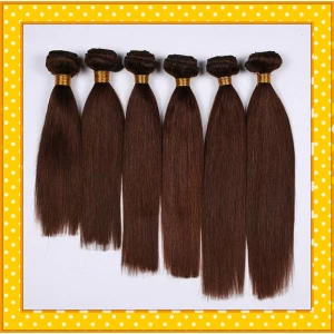 An tSín 100% virign unprocessed malaysian hair weae Orange long straight hair déantóir