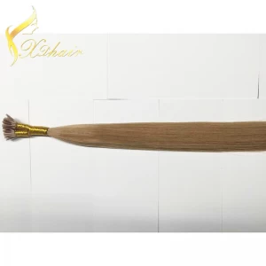 porcelana 100strands/pack can be dyed i tip hair extensions wholesale fabricante