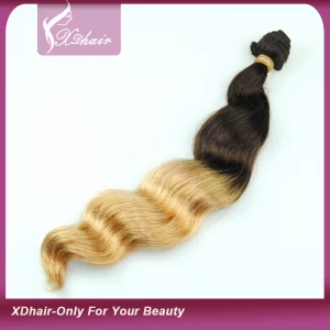porcelana 12" to 30" Inch 613 Blonde Brazilian Hair Weft,DK Wholesale Black Hair Products,Ombre Color Human Hair Weft fabricante