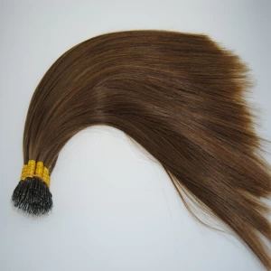 China 18 inche human remy nano ring hair extensions manufacturer