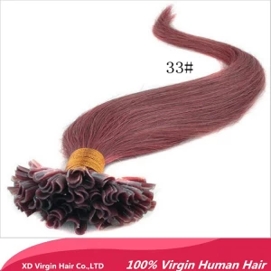porcelana 1g and 0.5g human hair extension U tip cheap price hair fabricante