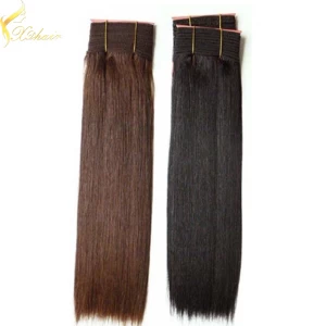 Chine 2014 grade 5a 100% virgin brazilian hair good thick hair weft fabricant