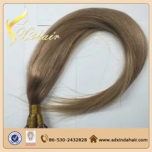 China 2015 Best Selling European I Tip Hair Extension Hersteller