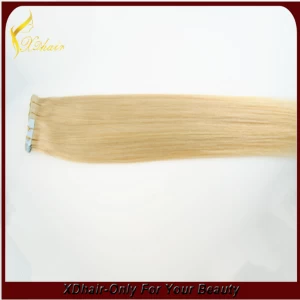 China 2015 Factory wholesale fashion ombre virgin indian remy tape hair extension fabricante