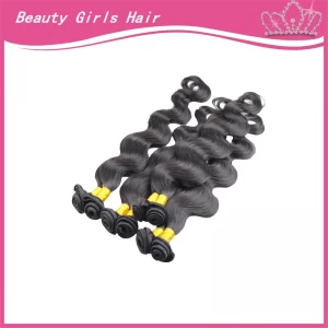 porcelana 2015 Hot Sale High Quality Real Machine Weft Silky Straight 6a remy brazilian hair extension fabricante
