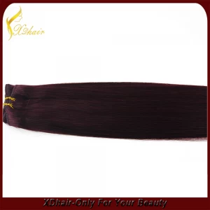 China 2015 year wholesale most popular hair weft 100% human top quality thick bottom manufacturer