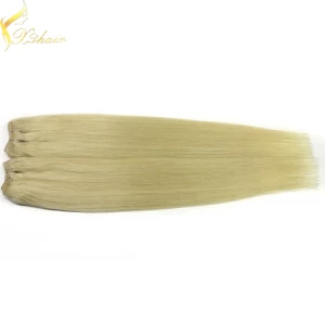 Cina 2016 Best selling china factory wholesale unprocessed 613 blonde hair weave 9a produttore