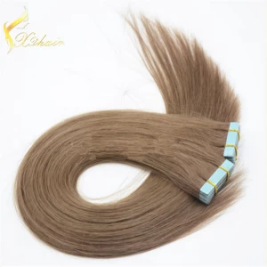An tSín 2016 China Hair Vendors Different color remy hair pu tape human hair extensions 100g,120g,150g,200g déantóir