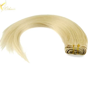 中国 2016 Directly Factory Price Top Quality Reasonable Price 100% Remy Blonde Hair Pieces 制造商