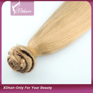 China 2016 cheap price Wholesale 6a clip in hair extensions for brazilian human hair manufacturer