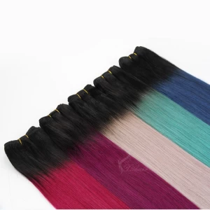 An tSín 2016 china factory high ombre bundles 100% virgin brazilian human hair weaves extension déantóir
