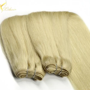 porcelana 2016 directly factory price top quality blonde virgin indian hair fabricante