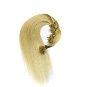 Cina 2016 double drawn unprocessed 100 cheap remy prebonded keratin u tip hair produttore