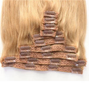 An tSín 2016 hot selling factory wholesale price clip on hair extensions walmart hair déantóir