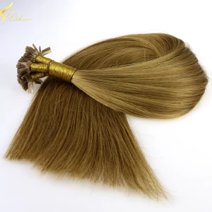 China 2016 hot selling italian glue most popular flat tip human hair fabrikant