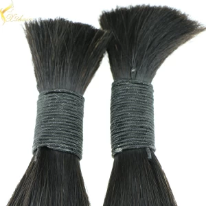 porcelana 2016 new arrival last 12 months full cuticle double drawn hair bulk for braiding fabricante