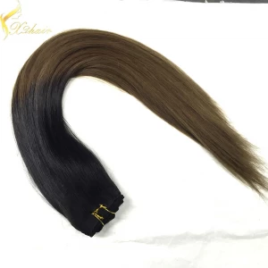 中国 2016 new product best 8A brazilian 100 human hair two tone color remy human hair 制造商