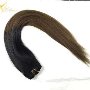 An tSín 2016 new product best 8A brazilian 100 human hair two tone color remy human hair déantóir