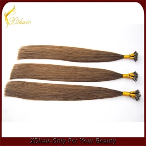 Chine 2016 new style, nano tip hair extension, top quality and 6A quality fabricant