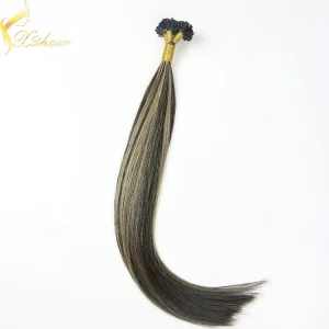 Китай 2016 top quality double drawn 100% virgin remy 7A u tip hair russian hair 1g strands производителя