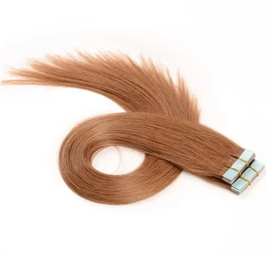 China 2016 top quality wholesale virgin remy russian hair tape hair extensions fabricante