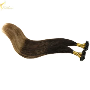 Chine 2016 unprocessed remy double drawn u tip hair extension 2g strand ombre fabricant