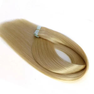China 2017 New Products Italian Glue 613# blond Tape Hair Extensions manufacturer