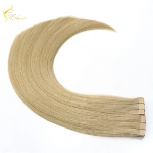 China 20inch 100% remy human hair pu weft brazilian hair extension for white women manufacturer