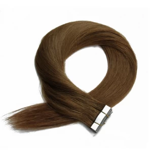 中国 22 Inch Double Drawn 100% European Hair Tape Hair Extension Light Color 制造商